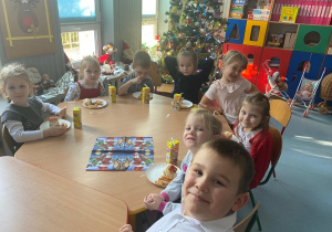 Mieliśmy też słodki poczęstunek