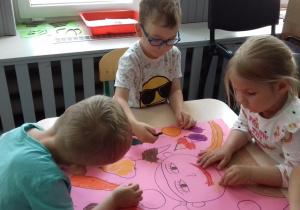 Oskar, Jaś i Iga.