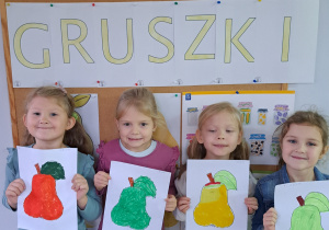 Gruszki w różnych kolorach