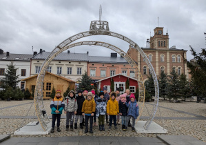 Zrobiliśmy sobie pamiątkowe zdjęcie.