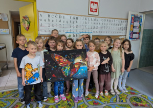 Motylki trzymają kciuki za Adasia i Kubusia.