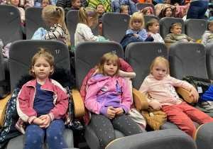 Czekaliśmy z niecierpliwością na seans filmowy.