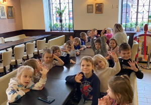 W Pijalni Czekolady Wedel.