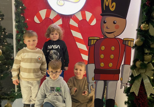 Leon, Olek, Kuba i Emil.