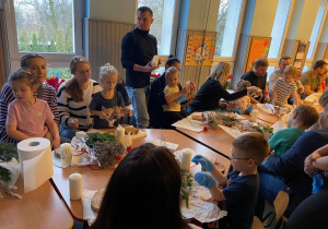 Każdy miał swój warsztat pracy.