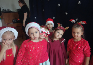 Przed występem dla Mikołaja.