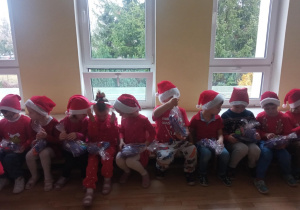 Dostaliśmy też słodkie upominki.