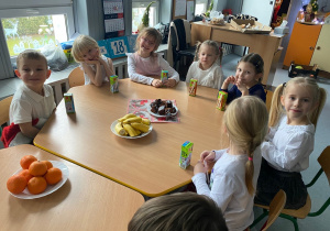 Był słodki poczęstunek.