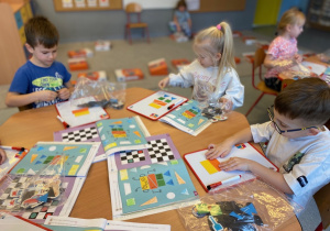 Patrzyliśmy uważnie na wzór robota.