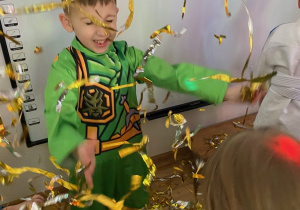 Emil w swoim żywiole.