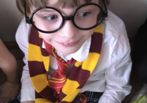 Ignaś jako Harry Potter