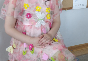 Zuzia B. w roli Wiosny