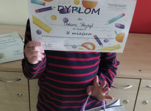 II miejsce Oskara z Biedronek- Międzyprzedszkolny Konkurs Matematyczny