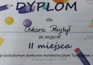 Zaszczytne II miejsce zdobyte!