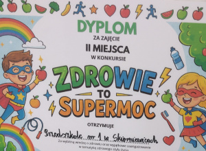 II miejsce Biedronek - Międzyprzedszkolny Konkurs "Zdrowie to Supermoc"