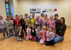 Wspólne zdjęcie z naszymi wiewiórkami.