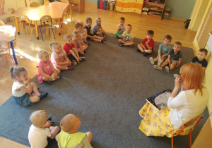 Słuchaliśmy opowiadania o hipopotamie.